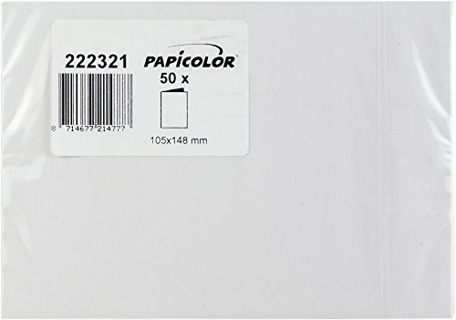 Papicolor A6 Folded Cards 50/Pkg-Kraft White