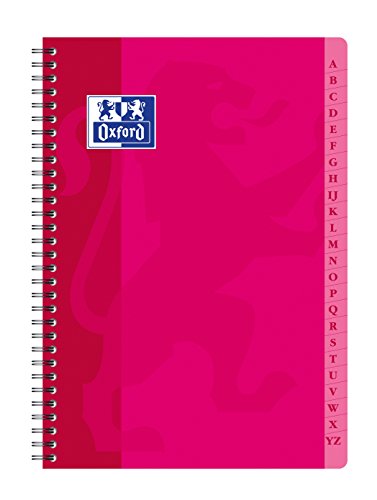 Oxford 100103166  - Directorio  espiral  A4  21  x 29 7 cm  180  p  ginas  cuadros  diferentes