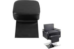 Nicoone Seggiolino rialzo per salone, parrucchiere e barbiere, cuscino per bambini, per taglio dei capelli, attrezzatura per spa (nero)