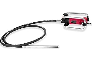 STREND PRO Vibratore per calcestruzzo Vibratore a bottiglia 2300 W | Vibratore interno | Bottiglia vibrante | Testa vibrante Cavo da 4 m Compattatore per calcestruzzo | Elettrico | Albero flessibile