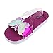 Produktbild Fenteer 1 Paar Puppenschuhe - PU Hausschuhe Sommer Sandalen Wohnungen - Puppenzubehör Für 1/3 BJD, Lolita, DOLLFIE, LUTS, DOD, AOD Puppe - Lila