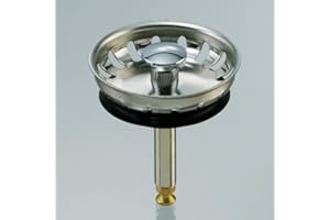 KEENBERK Siebkörbchen für Spülen-Ablauf mit Ø 54 mm (1,5 Zoll) Siebkorb-Excenterbedienung - für Franke-Spüle Euroform EFG 614 bis Baujahr 2006