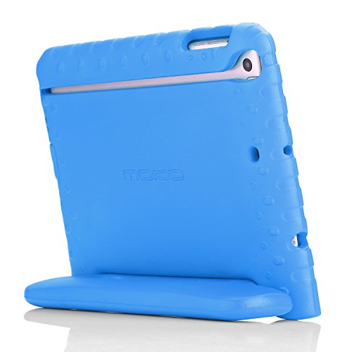 MoKo Hülle für iPad Mini 3 / 2 / 1 – Superleicht EVA Stoßfest Kinderfreundlich Kinder Schutzhülle mit umwandelbarer Handgriff Handle und Standfunktion für Apple iPad Mini 3/2/1, Blau (Nicht für Mini 4) - 7