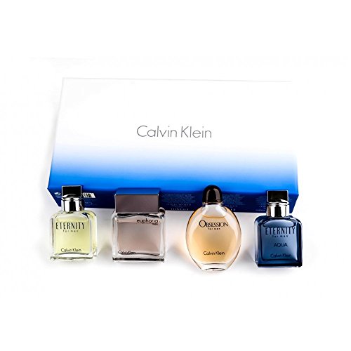 Calvin Klein Miniature Perfume Set for Men 4x15ml Eternity Obsession Euphoria