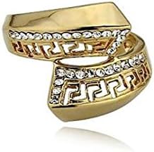 GYJUN Party Ring 18K Gold Plated Ring Jewelry Last Kings Fashion Gold Ring Ethnic African Ring