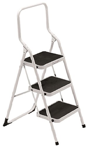 Framar Major 3 Taburete Escalera de Acero, 3 Peldaños