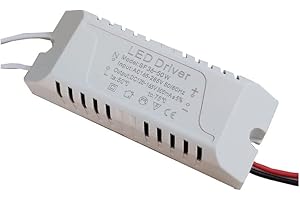 YHLOUBB Transformadores de iluminación de la fuente de alimentación del controlador LED 1PCS,36-50W