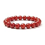 Contenido del paquete: 1 x Coral Rojo Natural pulsera de perlas de, 1 * SUNNYCLUE caja de regalo, 4 Pcs Standby, 2 m elástica Line, así que usted puede DIY o fijación de si accidentalmente roto en el futuro