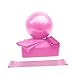 Produktbild Bestmemories Gymnastikball Anti-Burst Yoga-Ball Yoga Ziegel Stretch Band Spannband Latex Widerstand Ring für Fitness, Stabilität, Balance, Pilates, Yoga Gym Workout Training und Physiotherapie, rose