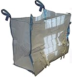 Tamaño 90 x 90 x 120 cm. Relianz Italian 5976515 Sacos Para Escombros, svuotamento integrado 1000 l