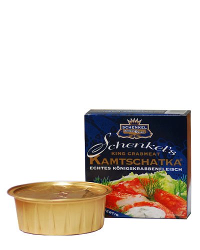Preisvergleich Produktbild Schenkel delikatessen - Kamtschatka echtes Königskrabbenfleisch - 210g / 150g