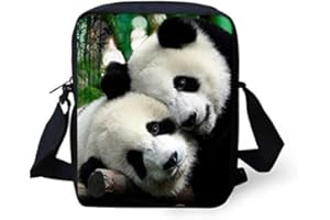 Coloranimal Cute Dog Cat Cross Body Bags Girls Denim Printed Shoulder Bag