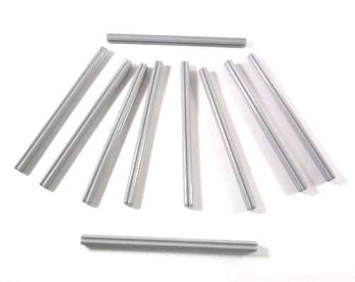 Preisvergleich Produktbild 10 Stück LEGO TECHNIC "Achse 9L" in Neu-Hellgrau.