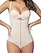 Produktbild DeepTwist Damen Shapewear offene nahtlos Büste Bodysuit Korsett Taillenformer Figurformender Body Shaper Schwarz und Beige,UK-SZ70950-Beige-L