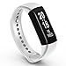 Produktbild OOLIFENG Fitness Tracker Uhr mit Pulsmesser, Tragbar Wasserdicht Aktivitätsverfolger Schrittzähler für Android und iOS , white