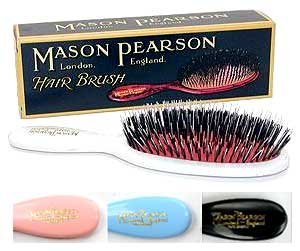 Mason Pearson Bristle/Nylon Pocket - White BN4