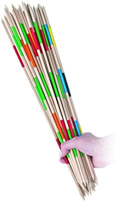 Weiss Natur Pur Weiss Natur PurB33200 46 cm Mikado Dexterity Game in Wooden Box (31-Piece)