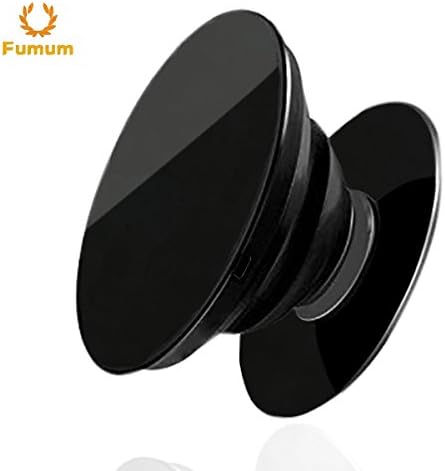 Pop Stand,Fumum Phone Holder Anti-scratch Expanding Stand Phone Support and Grip for Smartphones Tablets Holder(Piano Black)