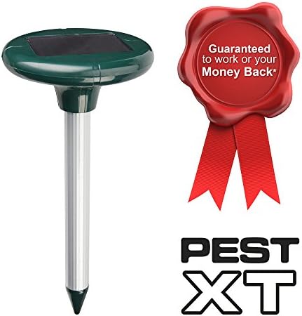 Pest XT Solar Power Ultrasonic Outdoor Pest Repeller for Moles (Single Pack)