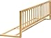 IB-Style - High Quality Bedrail "FLAMO" Solid Beech-Wood Natural or White | Bedguard Child Kid Baby Bed Sleep - Width 55.1" - Height 16.5" Natural