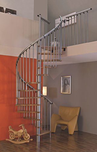 Preisvergleich Produktbild Spindeltreppe Sidney effect silver DM 160 cm