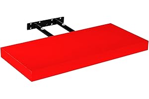 STILISTA Volato Mensola da parete, spessore 3,8 cm, 11 varianti di colore, lunghezze 50 cm 70 cm 90 cm 110 cm