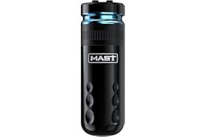 MAST TATTOO Mast Racer Wireless Tattoo Maschine Pen Rotary Tattoo Pen Brushless Motor 4.0mm Stroke With batterties for Tattoo artist (1 battery green)