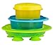 Fisher Price Multi Grip Suction Toddler Plate, Bowl and Snacker set