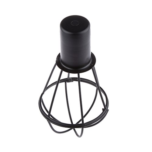 Lou Flasche Retro-Stil Schwarz Kronleuchter Lampe Leuchte Dekor Decke Lampenschirm – Amerikanischen Vintage-Design - 5