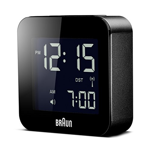 Braun-Funk-reisewecker, LED, Snooze-Funktion, Licht BNC008BK-RC - 3