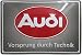 Produktbild Audi Pflaume Blechschild, Audi Logo, Audi Nostalgic Retro Metal Plate, 20 x 30 cm