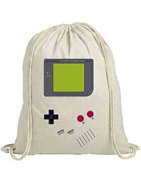 Videospiel Videogame Gamer Game Computerspiel natur Turnbeutel Gym Bag Retro Spielkonsole