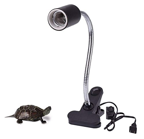 Preisvergleich Produktbild TUDIO Schwanenhals Lampenhalter Keramikfassung Klammer Für Wärmelampe Strahler Fassung Reptil Inklusive Glühbirnen