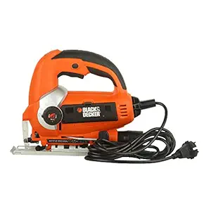 BLACK+DECKER KS900EKX 600W Variable Speed Slightline Autoselect Pendulum Jigsaw with Kitbox and 10 blades included