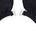 Remylady® Black Hair Cutting Cape for Mobile Devices with Window -163 cm * 142 cm