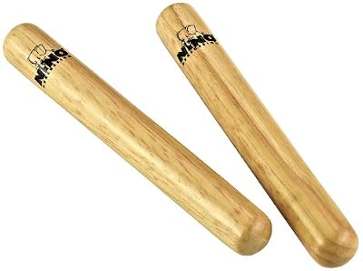 Nino NINO502 Paire de Claves en bois Taille S Beige
