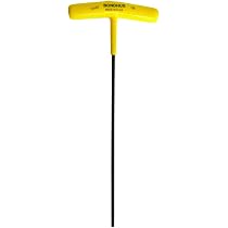 Starrett 13113 Steckschlüsselsatz – Sechskant-T-Griff Mit Kugelgelenk, Zoll-Maße, Länge 29 Cm