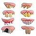 Produktbild Queta Vampire Zombie Zähne Funny Zahnersatz April Fools Tag Machen Toys Halloween Tricky Fake Zahnersatz As Shown 2