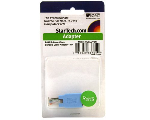 StarTech ROLLOVER Cisco Konsolen Rollover Adapter für RJ45 Ethernet Kabel (Stecker/Buchse) - 3
