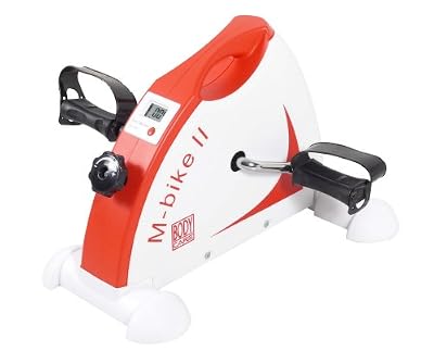 Body Care M-BIKE II Vélo d'appartement avec poignée Blanc/Rouge