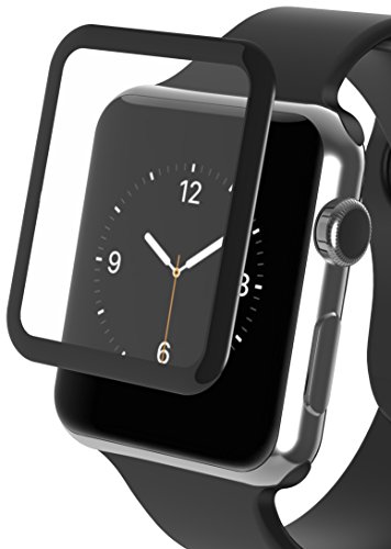 Preisvergleich Produktbild InvisibleShield Glass Luxe, Schutzglas für Apple Watch 38 mm, schwarz