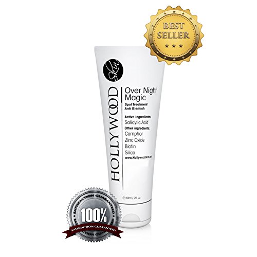 Durante la noche Magic - con ácido salicílico y azufre. Spot Tratamiento Que de 4 x más fuerte que el Ordinario acné tratamientos. 60ml