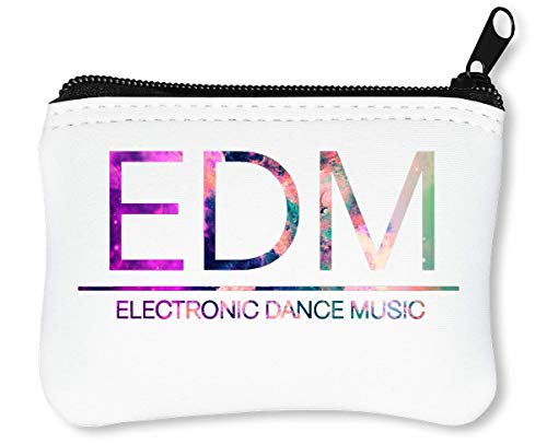 Price comparison product image EDM Electronic Dance Music Graphic Zipper Wallet Coin Purse