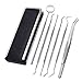 Produktbild yiwa 6 PCS/set Zähne Schaber Carving Kit Dental Oral Care Hygiene Instrumente Tools mit Leder Box