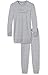 Schiesser Women's Maternity Nightwear Set -  Grey - 16