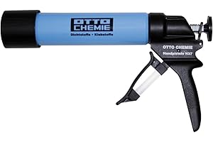 WANDBREITE Otto-Chemie Handpress-Pistole H37 für Acrylate, Hybride, Polyurethane und Silikone für 290/300/310 ml Kartuschen
