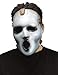 Produktbild Generique - Serienkiller-Maske Screamy Joe Halloween-Accessoire grau-schwarz