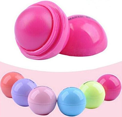 Natural Plant Moisturizing Lip Balm Creative Spherical Fruit Flavored Exquisite Moisturizing