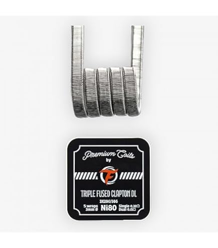 elfbar nachfüll pod läuft aus Hellvape Ni90 Quad Core Fused Clapton Prebuilt Coil main image 0