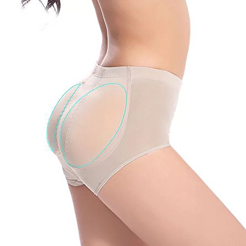 Elastische Silikon-Hüfte-Auflage mit Unterwäsche-Frauen-Frauen-Silikon aufgefüllte Hinterteile Aufstieg M-Code 1PCS Haut-Farbe - 5